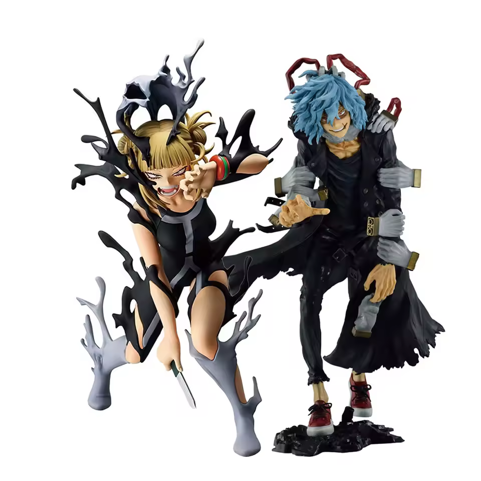 Anime MHA figure Shigaraki Tomura Action Figure Toga Himiko Figurine PVC Anime Merchandise Doll toys Boys Girls gift 2pcs 18cm