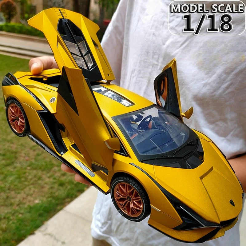 

1:18 SIAN FKP 37, спортивный автомобиль, высокая имитация литья под давлением автомобиля, модель автомобиля из металлического сплава, коллекция детских игрушек, подарки