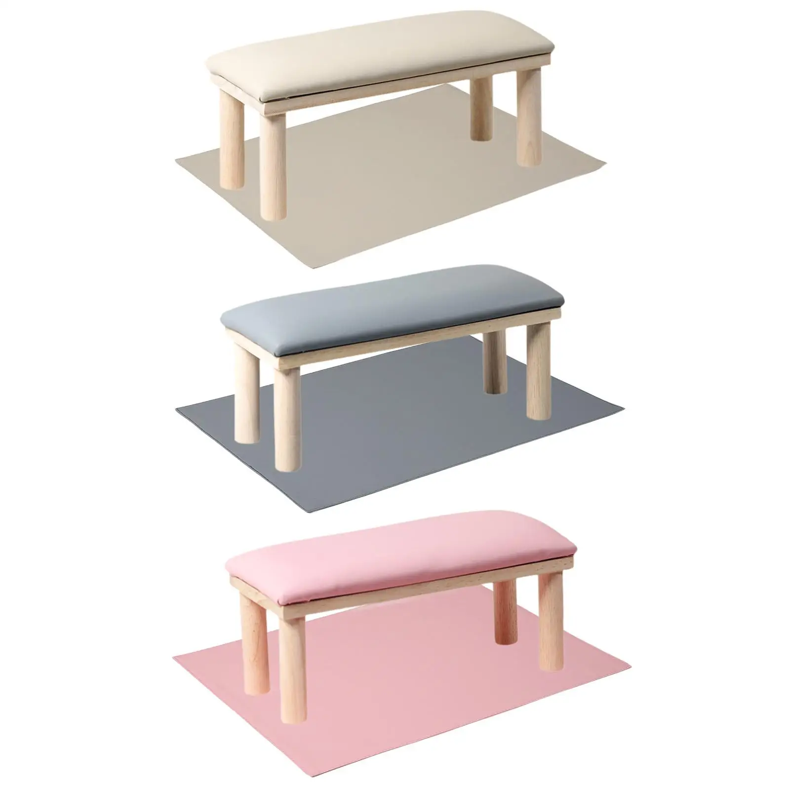 Nagelarmsteun Kussen Nail Art Armsteun Houten Salon Gereedschap Professionele Stijlvolle Zachte Nail Art Apparatuur Manicure Handsteun