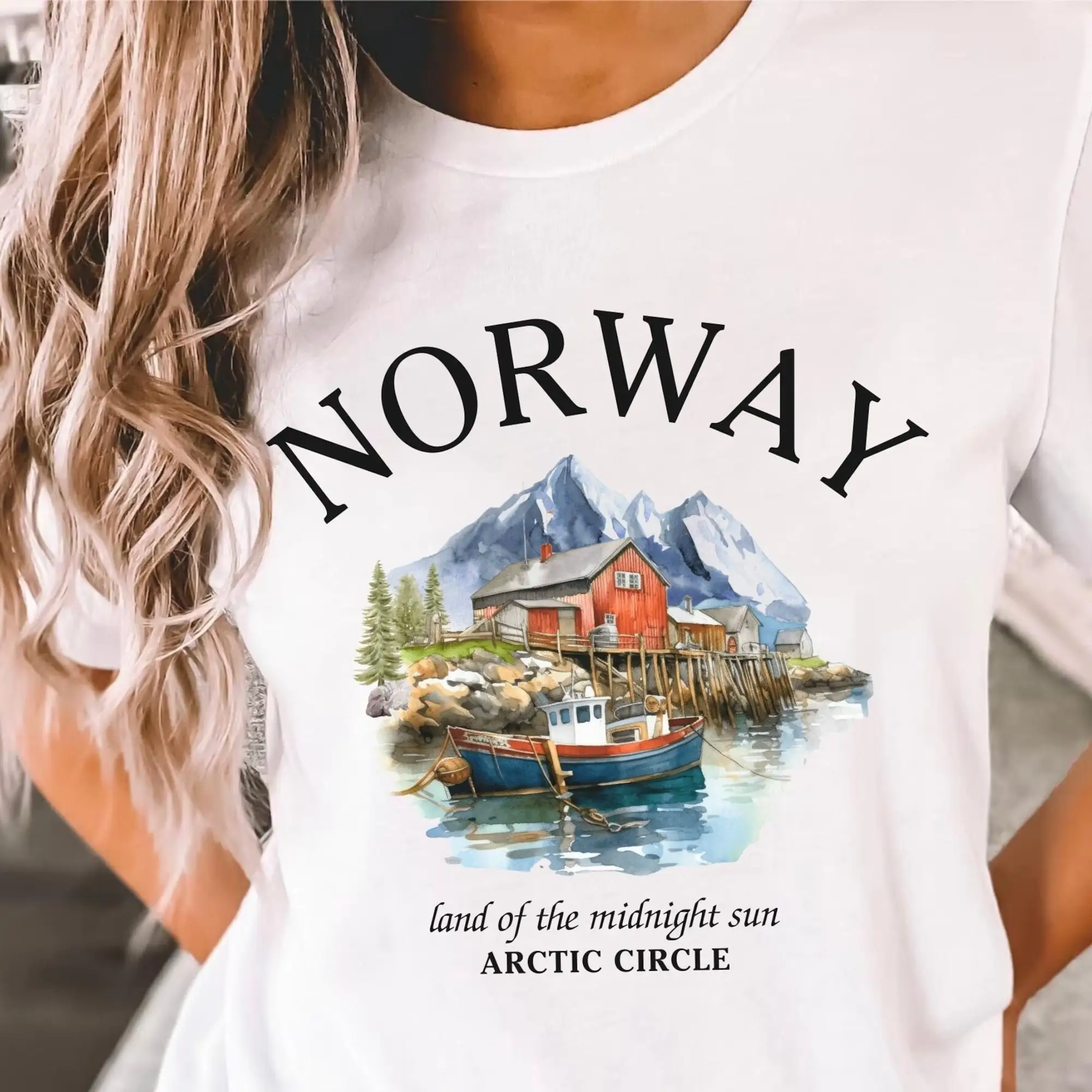 Norway Shirt, Norwegian Tee, Nordic Clothes, Soft and Comfortable T-shirt, Unisex