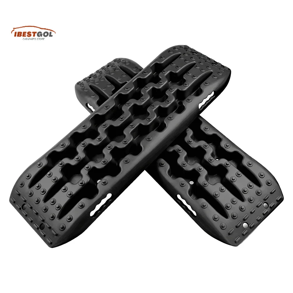 Ibestgol Atv Utv Anti slip Traction Recovery Rescue Escape Board for Outdoor Mud Snow Anti Sinking Sand Prevention