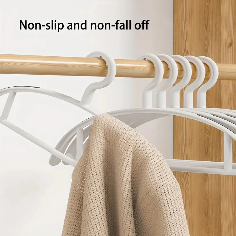 Household Non-slip Hanger, Thick  Wide Shoulder Plastic Drying Rack, Used To Hang Clothes