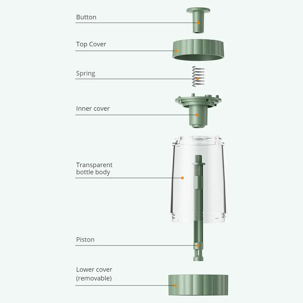 Push Type Push Type Seasoning Tank Plastic 0.5g Quantitative Quantitative Salt Dispenser Metering Spice Organizer Home