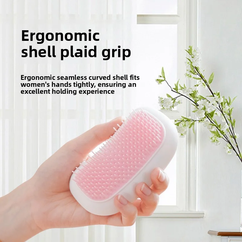 Electric Silicone Scalp Massager Mini Hair Scalp Massager Shampoo Shower Gel Diffuser Hair Cleaning Brush Scalp Massage Comb