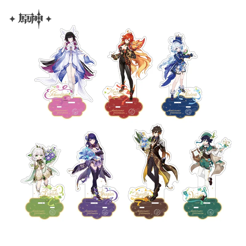 

[Official Merch] Pre-sale Genshin Impact 5th Anniversary Character Columbina Mavuika Standees Ship in December 2025 Pre-order