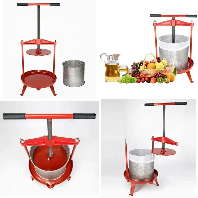 14L Hydraulic Fruit Press Large Capacity Apple Grape Mango Juicer