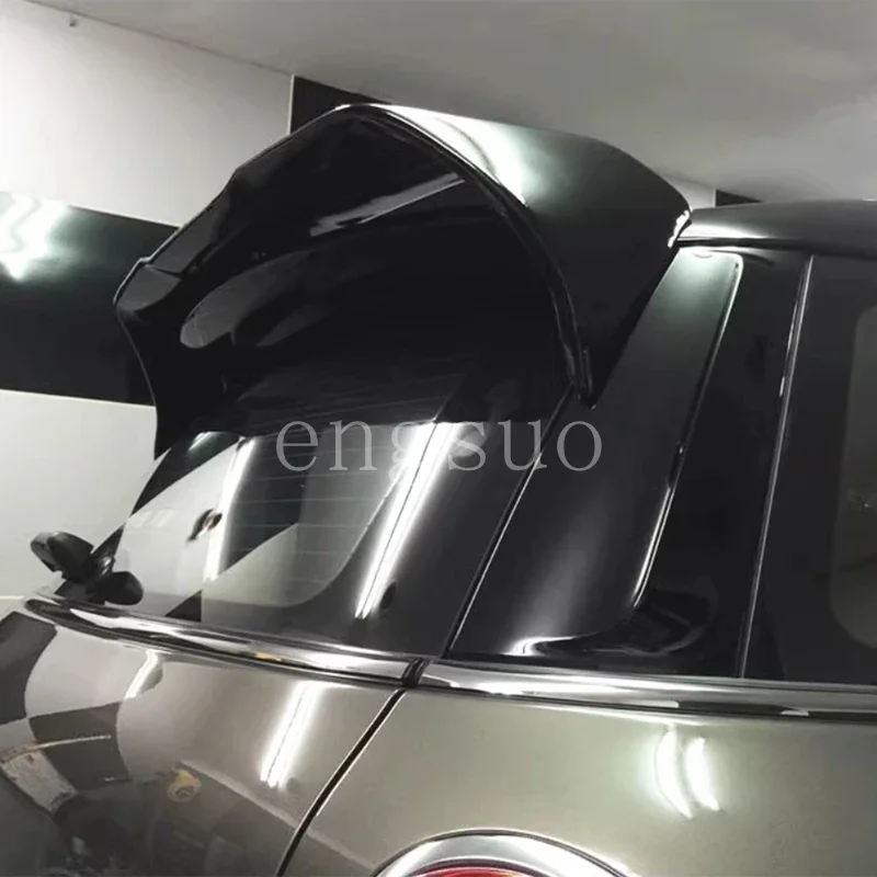 For BMW Mini R60 Countryman Coopers 2011-2015 Carbon Fiber Rear Roof Spoiler Wing Trunk Lip Boot Cover Car Styling