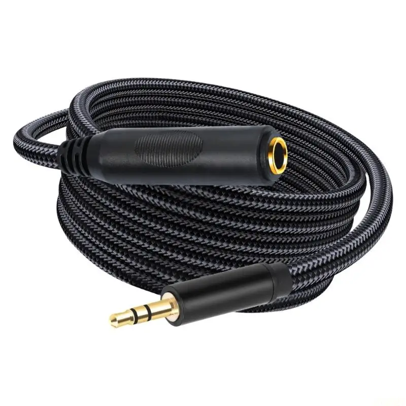 B03F Portable Stereo Sound Converters Cable 1/8Inch Male to 1/4Inch Female Cord for Travel and Outdoor Convenience Use