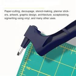 Diy 360 Degree Rotating Utility Knife Craft Cutting Tools Paper Cutter Cutting Tool Hand-Held Carving Knife