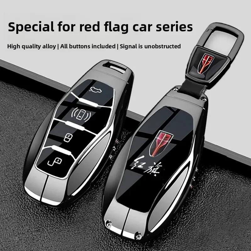 25 New Red Flag H5 Key Protection Cover 2023 HS5 Car HS3 Special h9 Buckle HS7 Package hq9 High end h6 Shell Supplies
