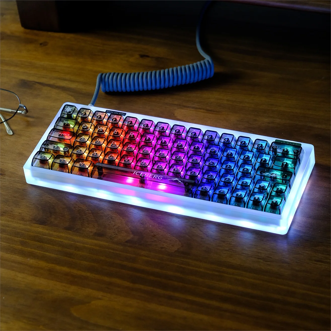Keycap Crystal Original Height CBSA Height QXA Height PC Material Engraved Without Engraved Side Engraved Small Full Set