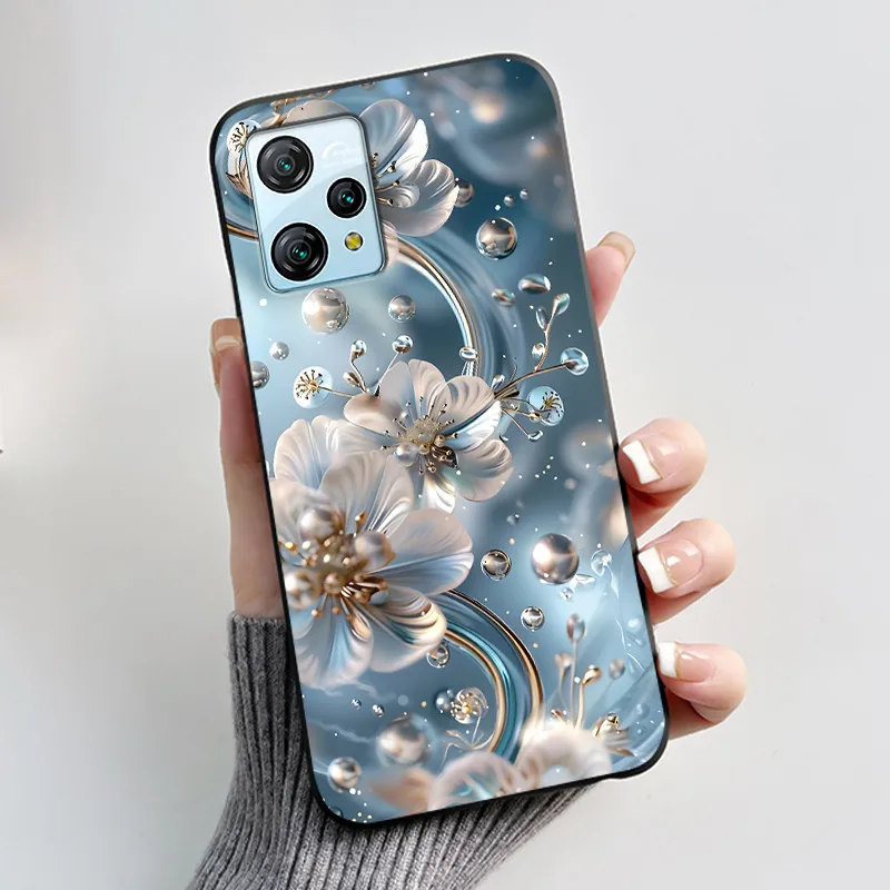 For Blackview A53 Pro Cover Luxury Fashion Butterfly Flower Painted Soft Silicon Case For Blackview A53 A 53 A53Pro Phone Cases