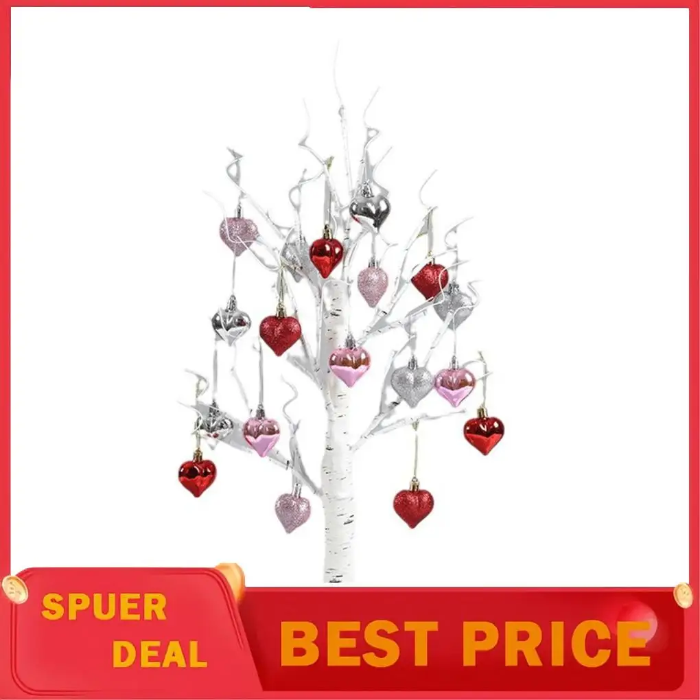ABS Warm White LED Artificial Tree Light Enhancing Celebration Vibes Romantic Evenings Together Gitf For Home Decor