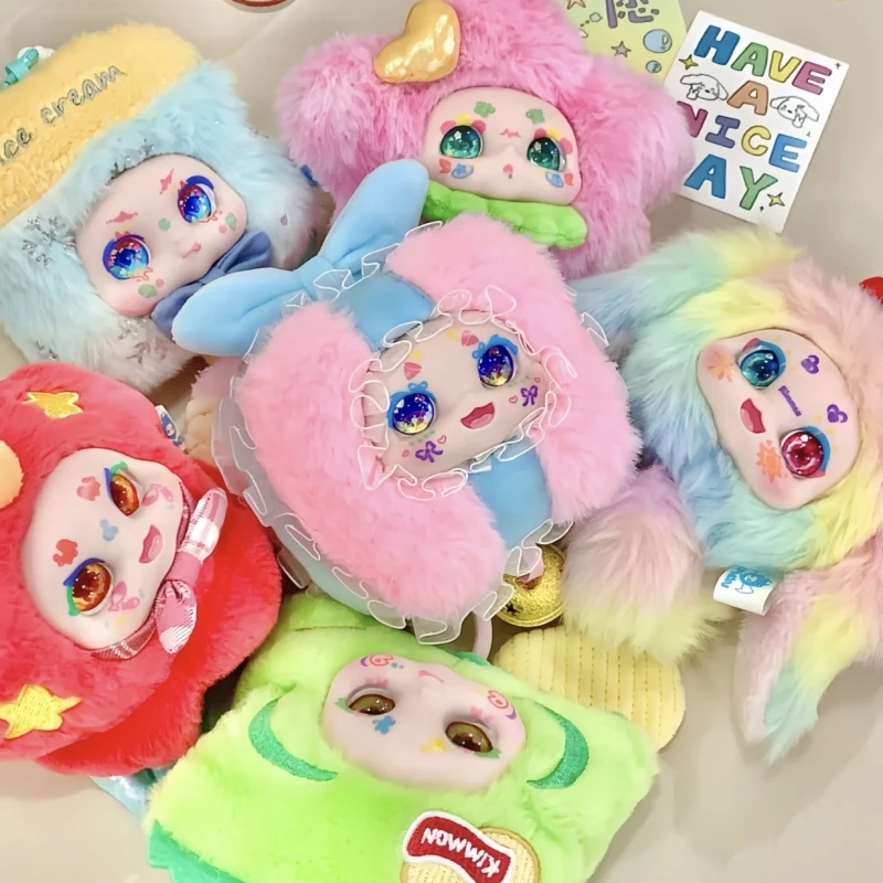 

В наличии, натуральная сумка с подвеской «Маленький мир», модная игра, слепая коробка, милый рюкзак, украшение, коллекция игрушек, подарки на день рождения