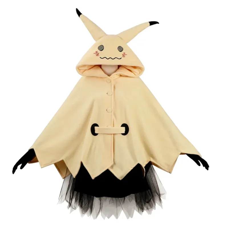 

New MIMIKYU Cosplay Costume Cute Hooded Blanket Home Wear Cape Cloak with Ears Gloves