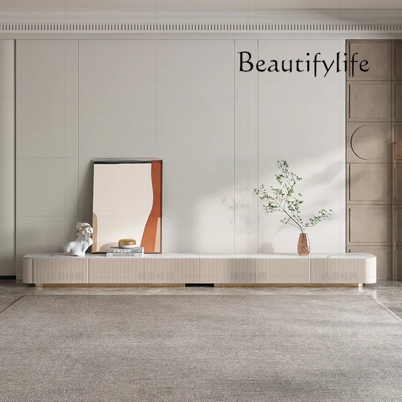 

Floor Modern Universal Tv Stand Living Room Design House White Tv Table Nordic Luxury Floor Fernsehen Tisch Furniture Home