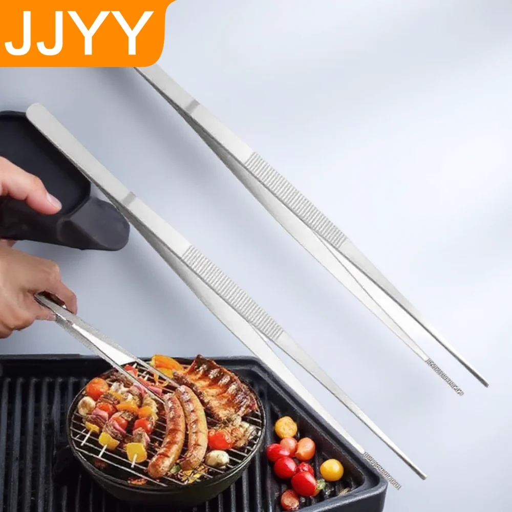 

Barbecue Tweezers Non-slip High Temperature Resistant Food-grade Clamps for Japanese BBQ Buffet 6 Sizes Available