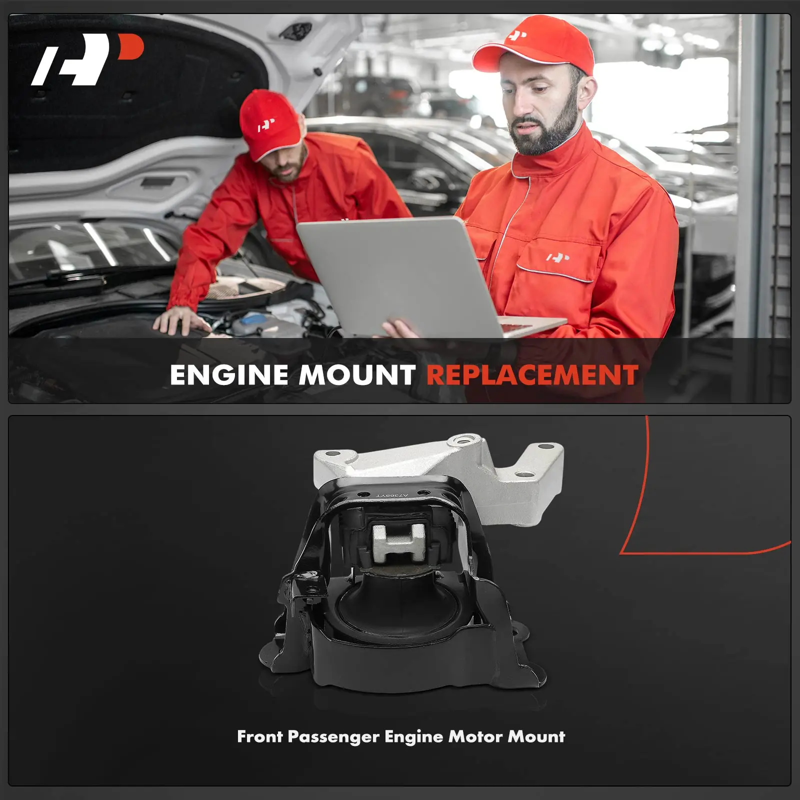 A-Premium Front Passenger Engine Motor Mount for Nissan Versa 2012-2019 Micra 2015-2019 Versa Note 2014-2019