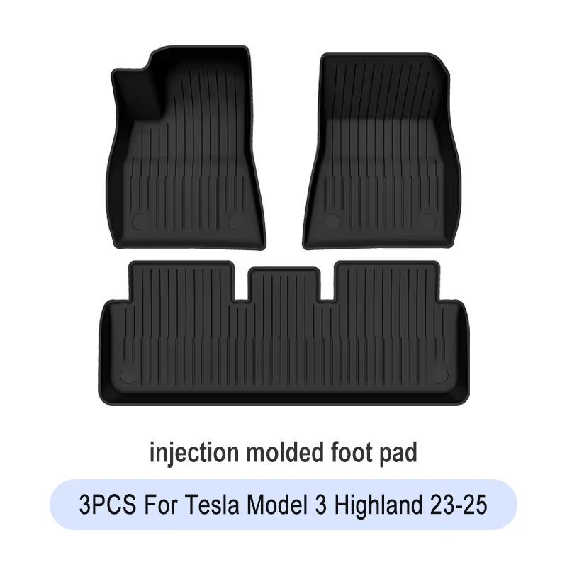 2019-2025 Kofferbak Mat Voor Tesla Model Y Model 3 hoge land Vloermat Bagage Mat TPE waterdichte Anti-Slip Set Vloervoering Mat