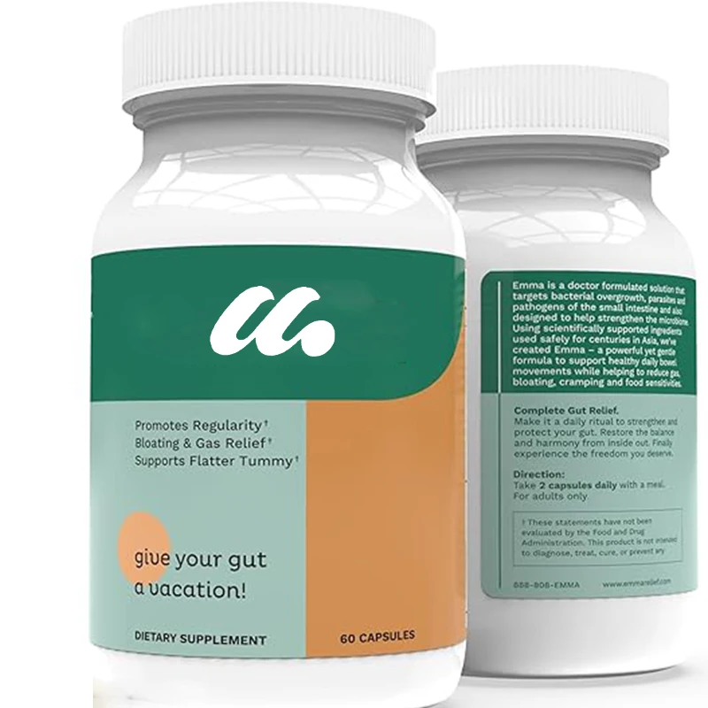 Intestinal health supplements - relieve gas and bloating, repair leaking intestinal health and colon cleansing formulas