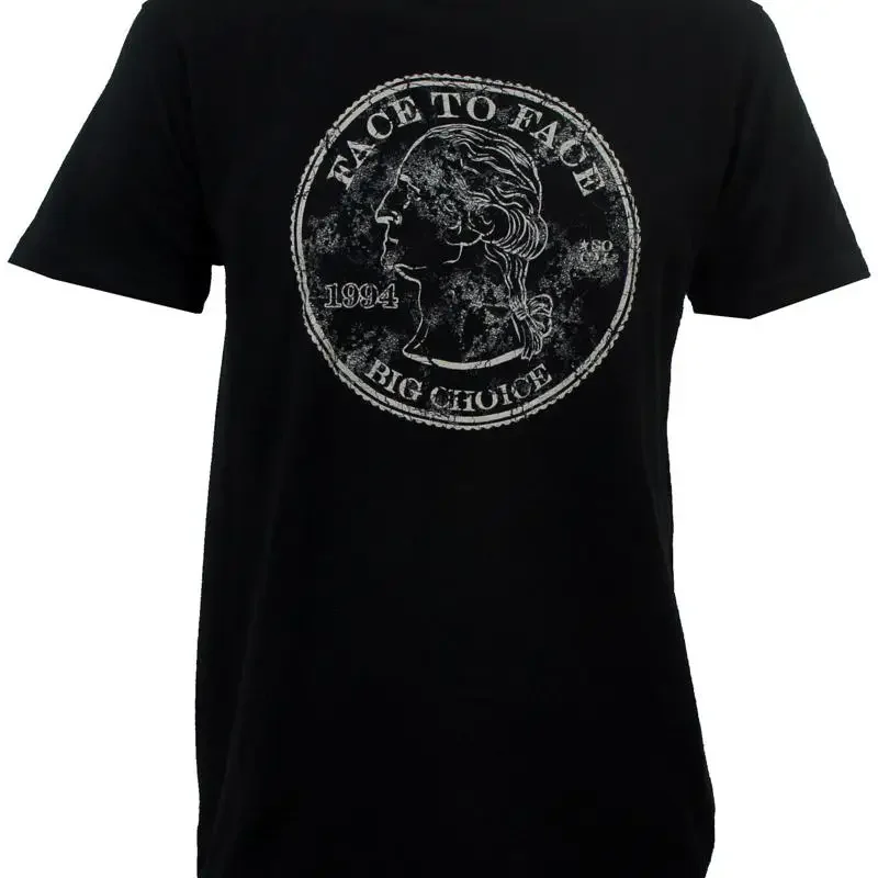Authentic FACE TO Band Big Choice Coin Logo T Shirt S NEW