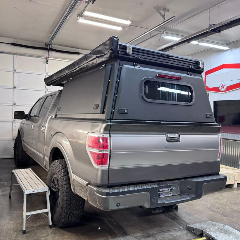 High‑Quality TP06 New‑style Red Dual‑Cab 4X4 Pick‑up Hardtop Bed Canopy Topper, Fits Ranger, F150, Tacoma, Hilux