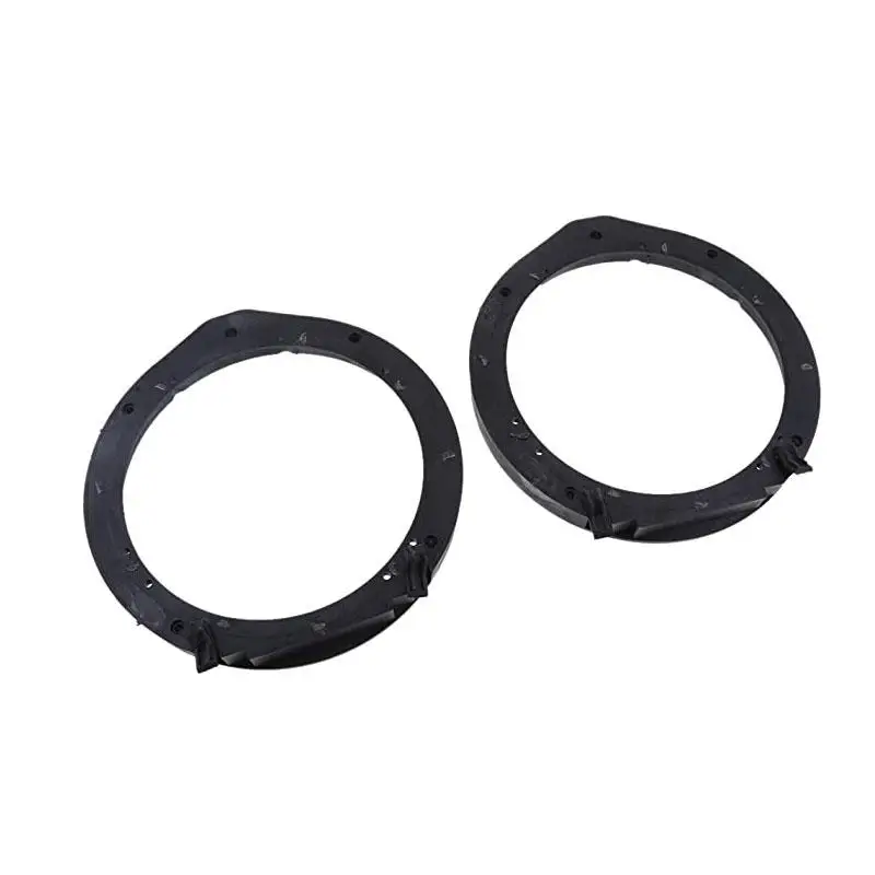 1 Pair 6.5 Inch Car Audio Horn Gasket ABS Plastic Speaker Spacers Adapter Depth Extenders for Honda Civic Accord Fit City