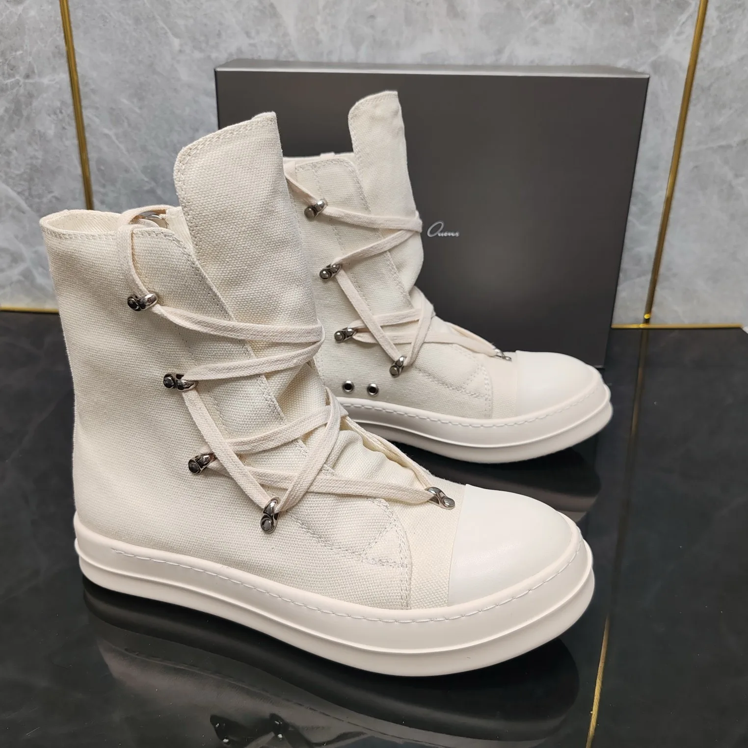 Zapatos de lona blancos puros para hombre, zapatillas deportivas originales, zapatos de lona para amantes de la calle, moda informal, Ro, Verano