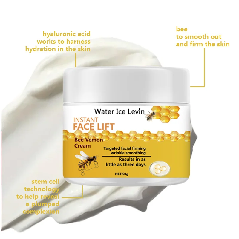 Bee Venom Facial Repair is a facial care product that tightens skin, improves skin quality, and smooths wrinkles and fine lines