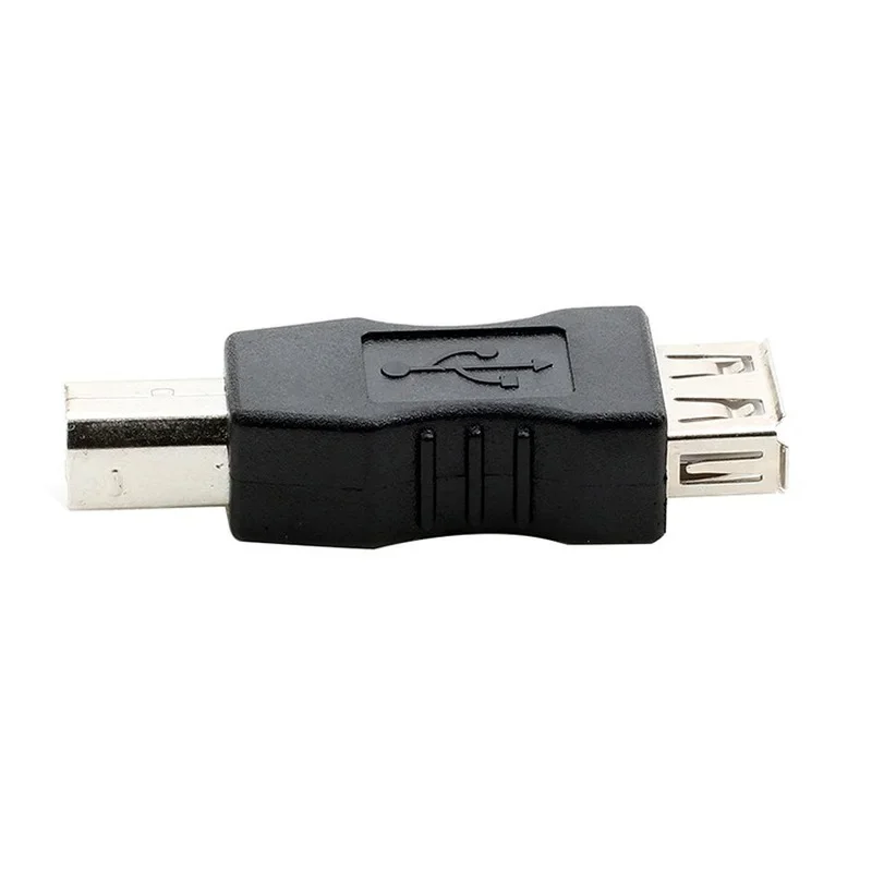 High Speed USB 2.0 Type A Female To Type B Male USB Printer Scanner Adapter Data Sync Coupler Converter Connector