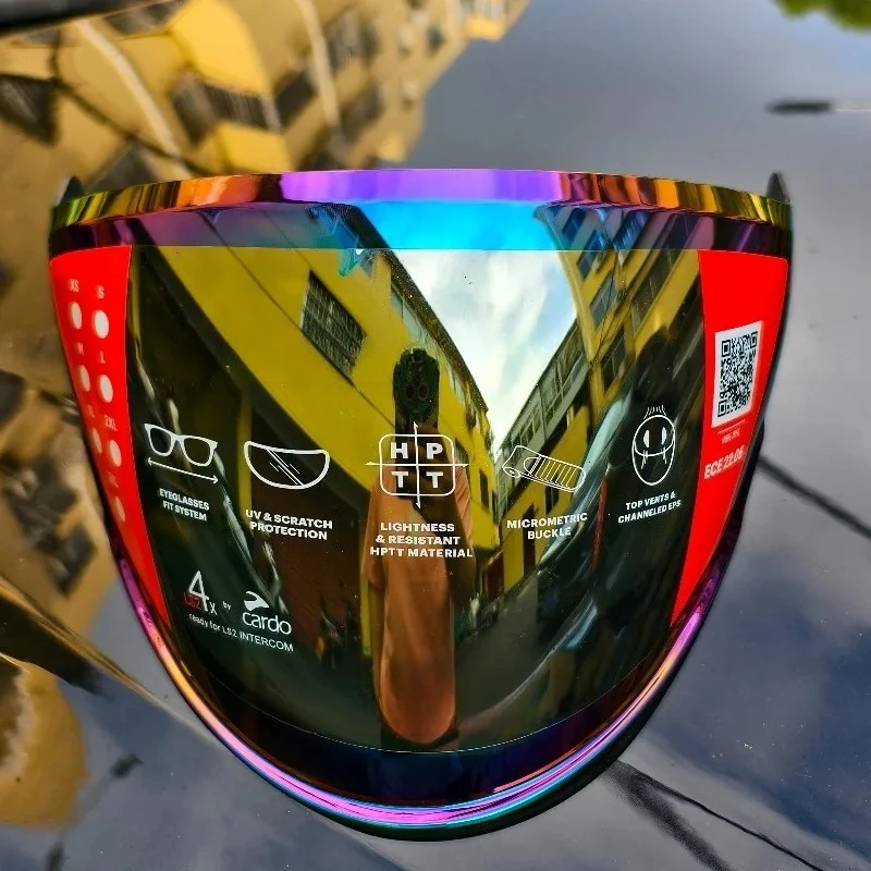 HOT FOR LS2 OF616 Helmet Lens,FOR AIRFLOW II half Helmet Silver Visors, Open Face Motobike Helmet Color Lens