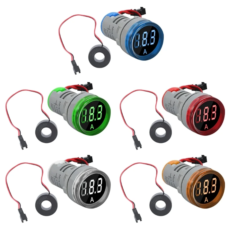 

Round LED Display Current Ampermeter Voltmeter Ammeter Digital Current