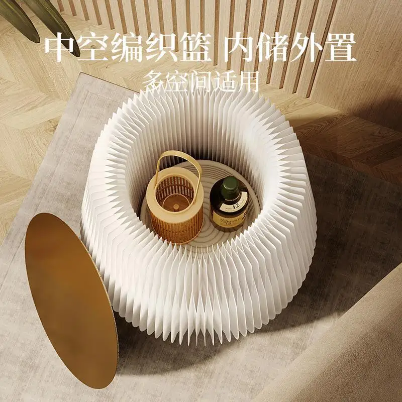 Sofa side table small coffee table simple bedside table side cabinet light luxury living room bedroom modern mobile