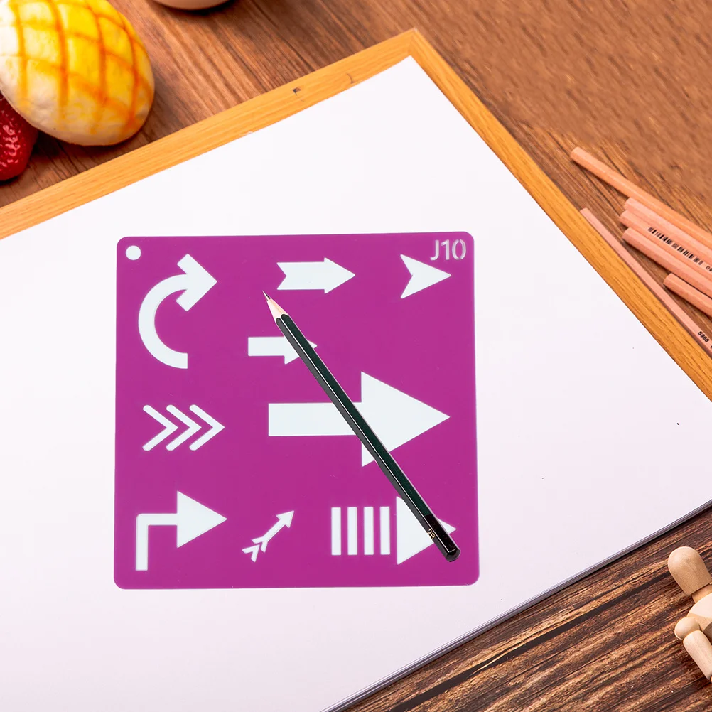 

1Set Geometrical Shape Stencils for Kids Adults DIY Painting Drawing Safe Reusable Educational Craft Templates