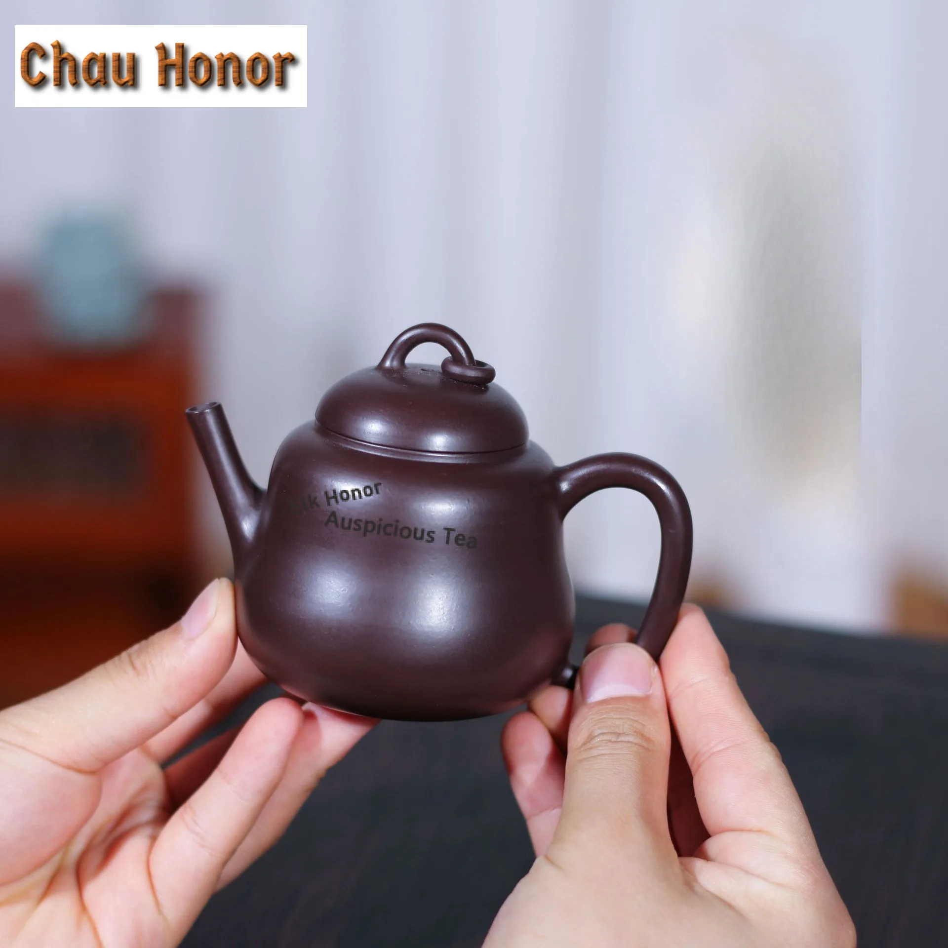 

Чайник из исинской глины (150 мл), ручной работы, в форме тыквы, из натуральной пурпурной глины, с ситечком, для приготовления китайского чая из глины цзыша