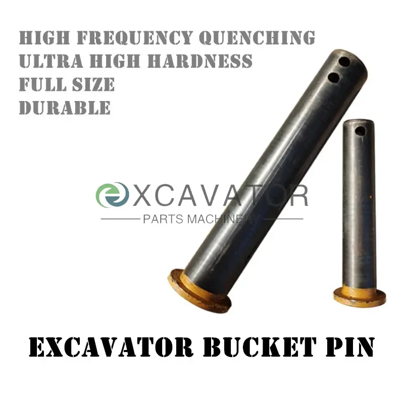 Excavator Bucket Shaft Bucket Pin Excavator Connecting Rod I-frame Large Arm Horse Head Pin Wear-resistant Hook Machine Parts