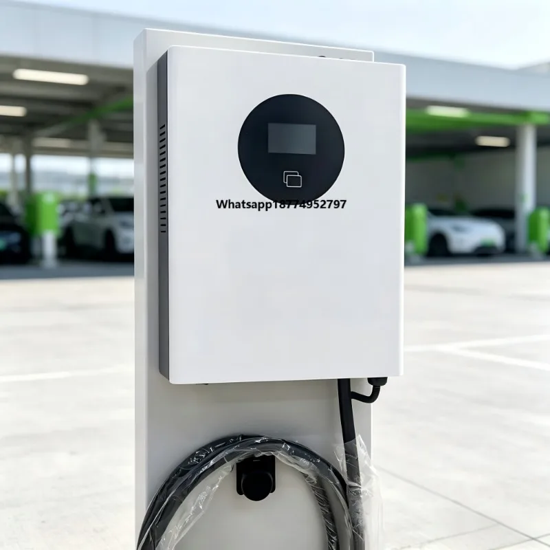 40KW DC Fast EV Charging Station Wall Mount DC Charger High Efficiency Low Noise Commercial DC Charging Pile for EV Park