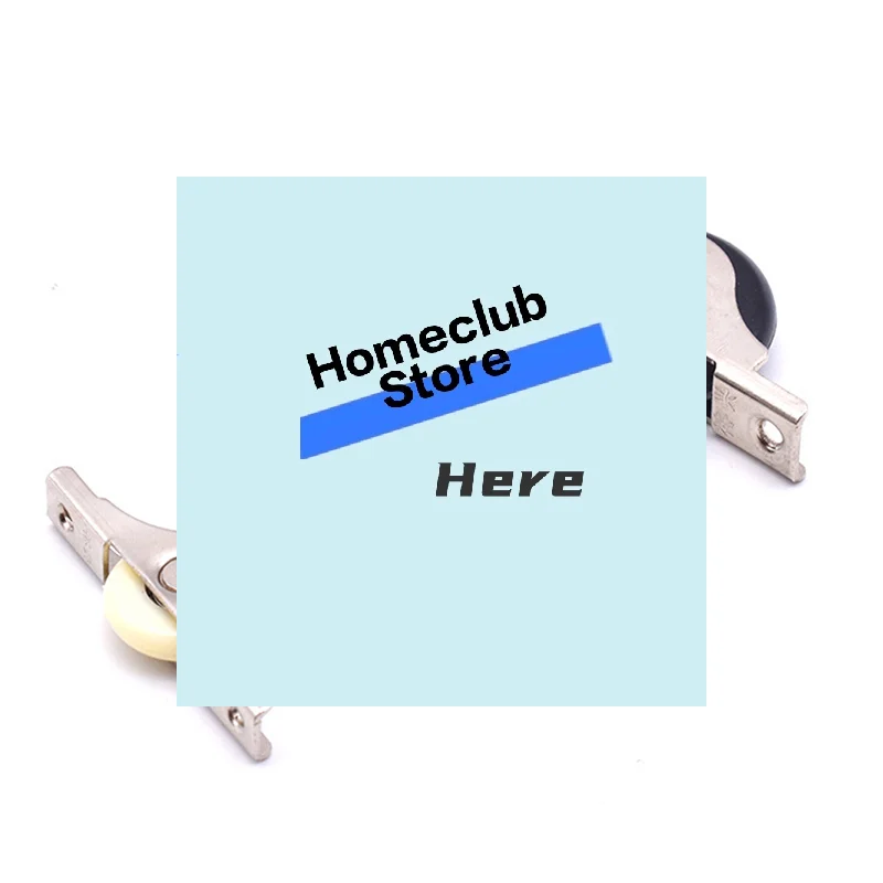 Steel Mute Cabinet Groove Load-bearing Nylon Pulley Wardrobe Sliding Door Wheel Furniture Hardware Accessories【Homeclub】