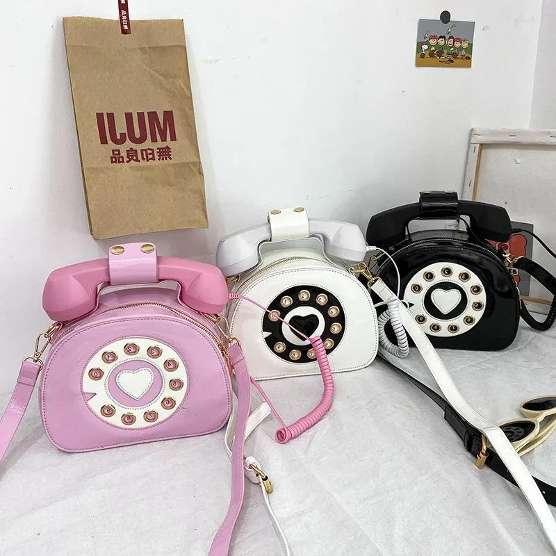 

One shoulder messenger bag female creative sweet girl funny personality fashion cute phone bag