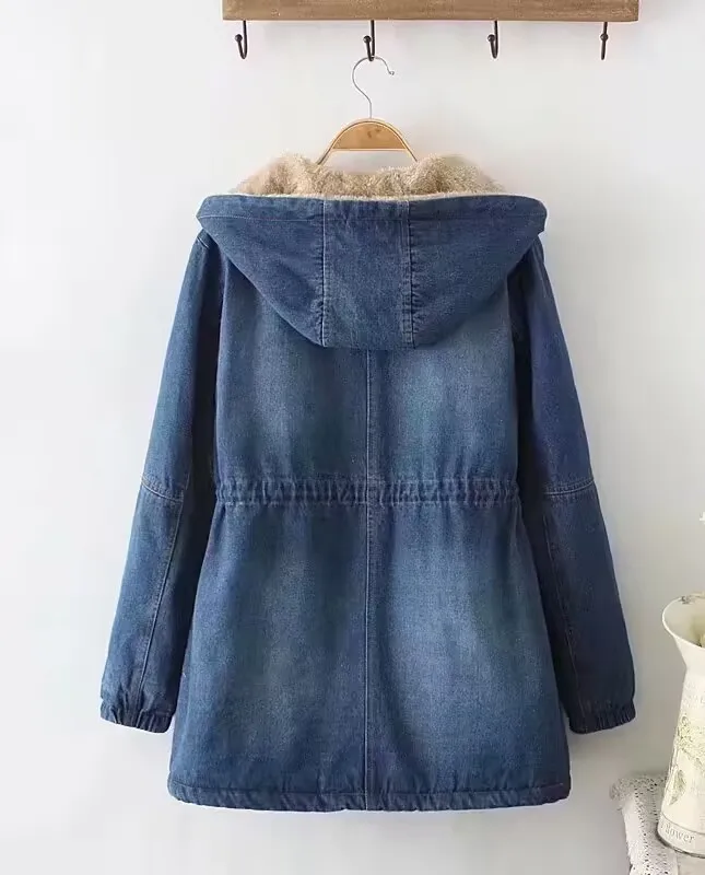 

Женские армейские зимние парки с пухом, красочные клетчатые панели в горошек, многофункциональные кнопки с капюшоном и шнурком