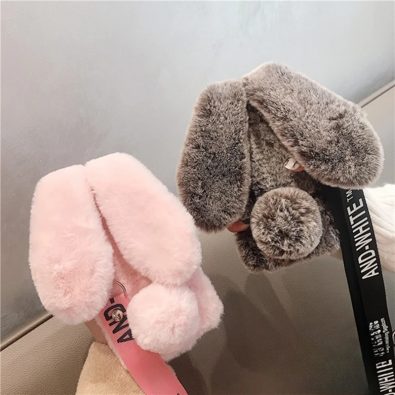 Plush Bunny With La…