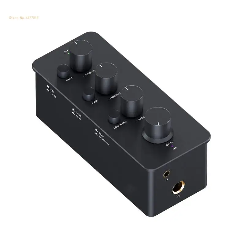 SK01 Headphone Amplifier Versatile Headphone Amp Metal Perfect for Music Lovers Dropship