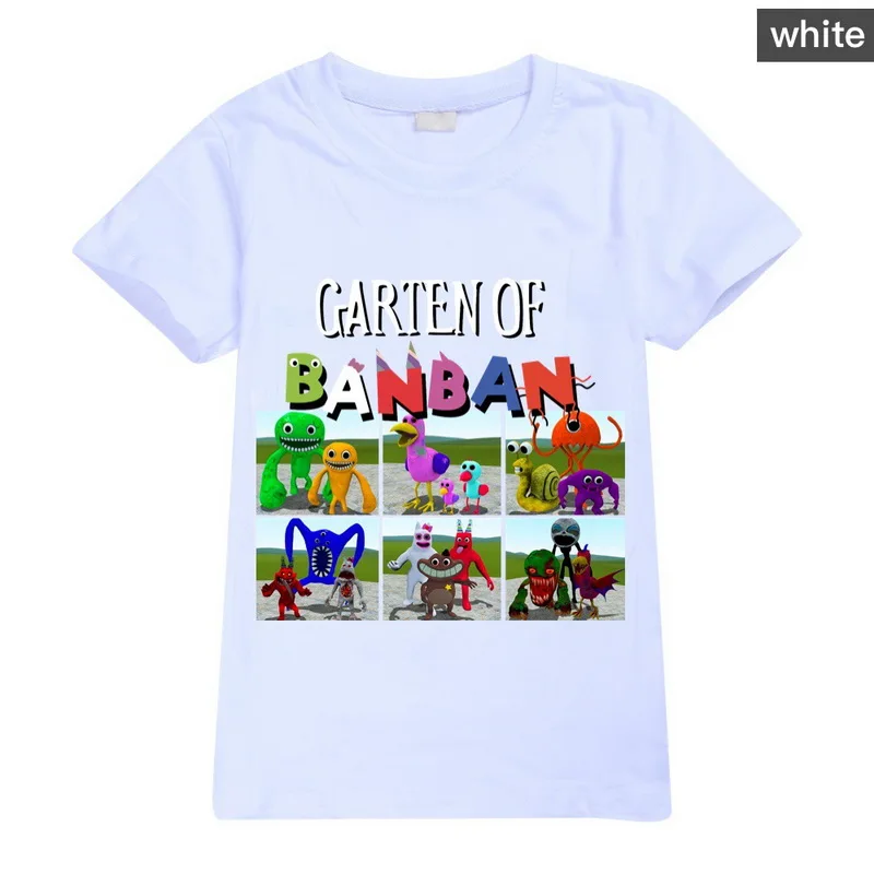 Summer Children's Clothing Game Garden of Banban Boys Girls cotton Short Sleeve T-Shirt Kids 3D Print Casual Streetwear Tops