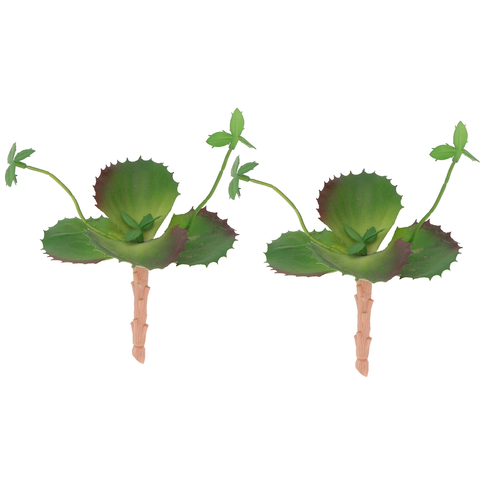 

Artificial Succulent Bonsai Decor Potted Plant Lifelike Design Vibrant Decor Desktop Bookshelf Windowsill Natural