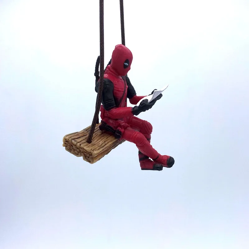 2024 New movie Deadpool 3 Q version Action Figures PVC Model Statue Desk Decor doll Toy kawaii Car Pendant Collectible Gifts