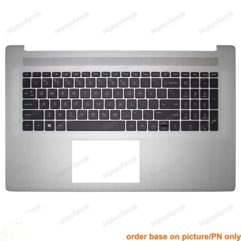 

f for HP 470 G8 17-CN 17-CP 17S-CU TPN-L140 M50458-001 backlit US keyboard palmrest gr