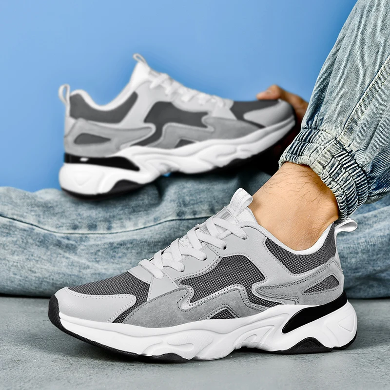 2026 Hot Sale Men's Running Shoes Keep Running Breathable Mesh Sneakers Lightweight Outdoor Gym Jogging Trainers Comfort Shoes