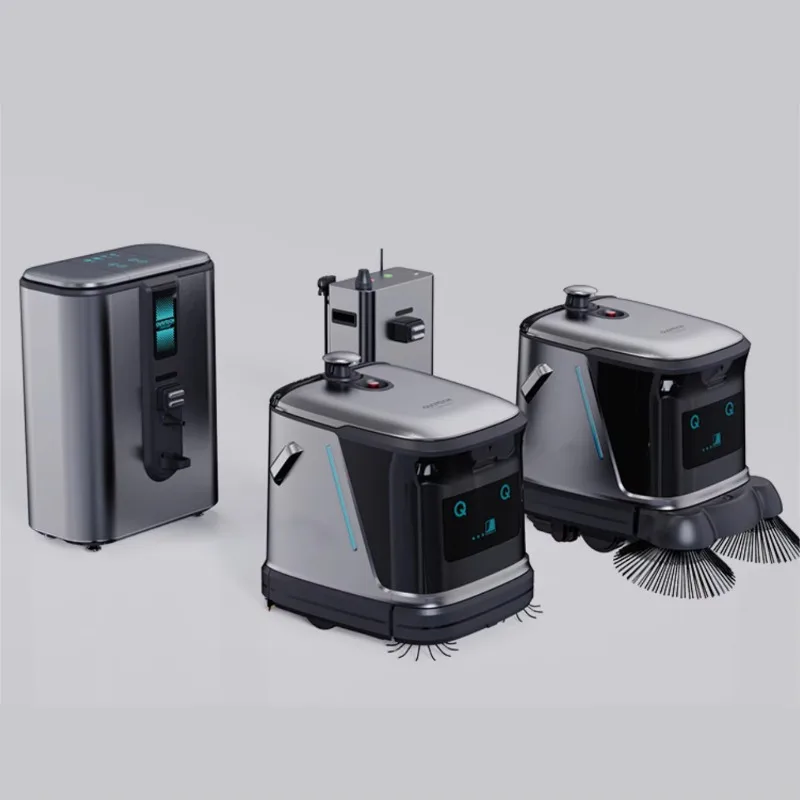 5000 Sq Ft IP6X Autonomous Floor Cleaning Robot Lidar Mop Sweep App Controlled Scrubbing for Industrial Use Custom