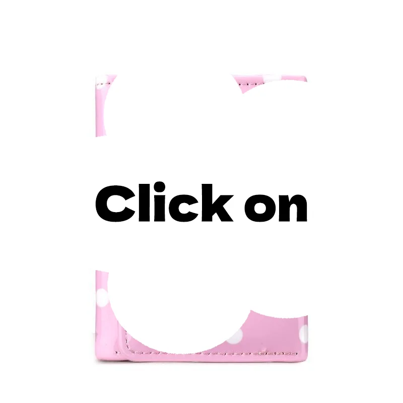 Fashion Girls Cute Dot Wallet Mini Three Fold Purse Slim Lightweight Card Holder Ideal Gift for Teen Students