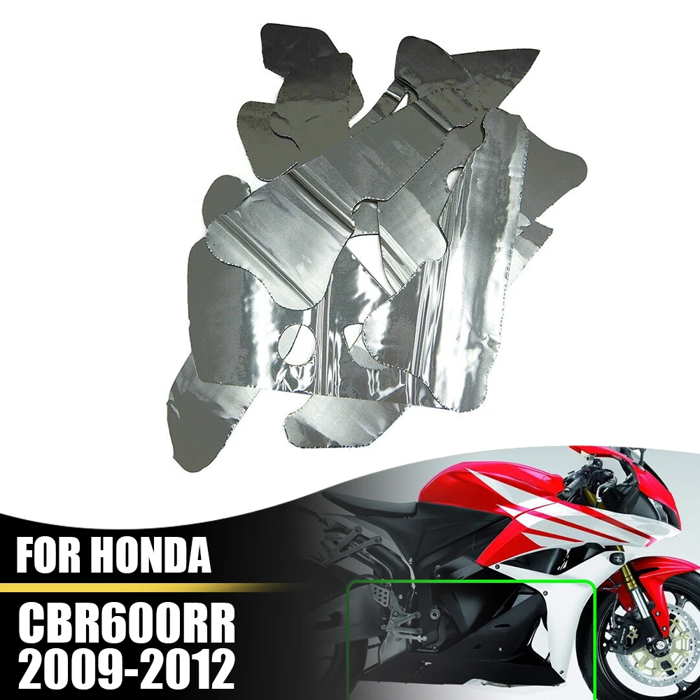 

Motorcycle Accessories Pre-Cut Belly Fairing Heat Shield Mat Insulation Protection For Honda CBR600RR 2009-2012 2011 2010